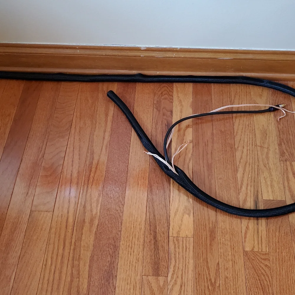 Alec tech split sleeving. Wire covering. Black. 10ft length. 1/2 inch di…
